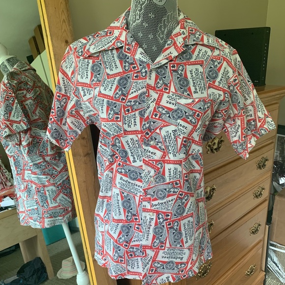 6s 70s Vintage Kmart Budweiser Hawaiian 